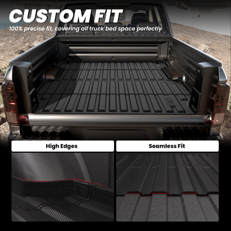 Fit for 2017-2026 Honda Ridgeline 5.3FT(64") Heavy Duty Truck Bed Mat Custom Fit