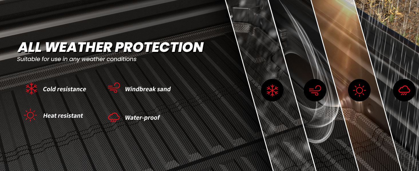 2017-2026 Honda Ridgeline Truck Bed mats All-weather