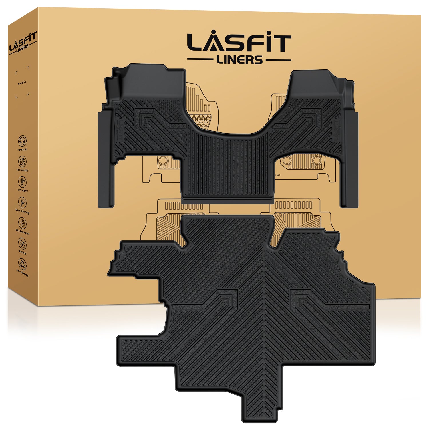 Fit for 2017-2026 International LT Floor Mats, Only Fit Sleeper Cab