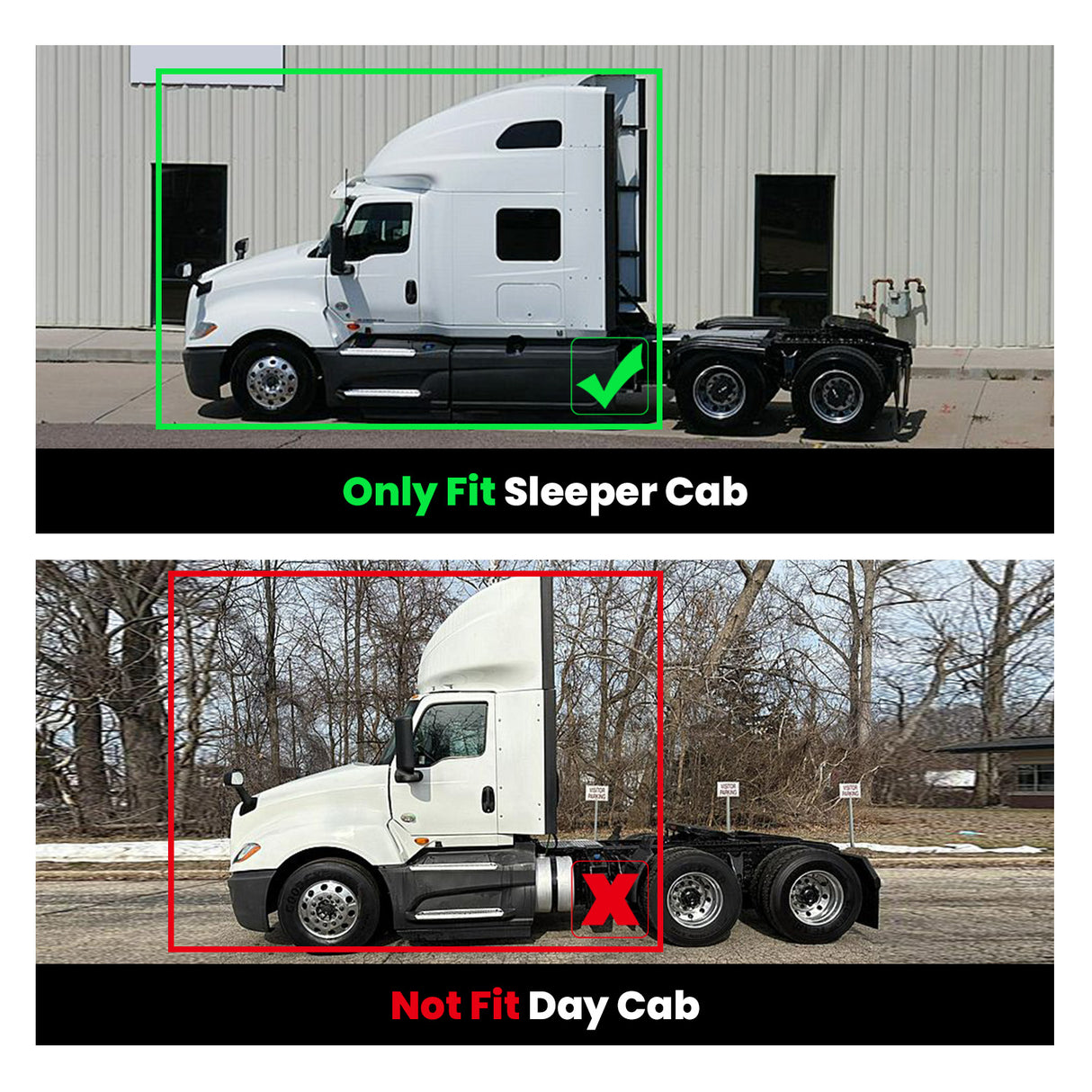 Fit for 2017-2026 International LT Floor Mats, Only Fit Sleeper Cab