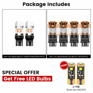 Fit for 2011-2019 Ford F-250 F-350 Super Duty LED Turn Signal Bulbs
