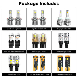 Fit for 2017-2019 Ford F-250 F-350 Super Duty The Brightest LED Bulbs Upgrade | Tested and Verified