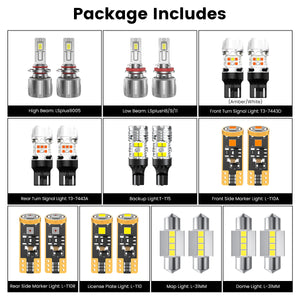 Fit for 2018-2019 Subaru Outback The Brightest LED Bulbs Upgrade