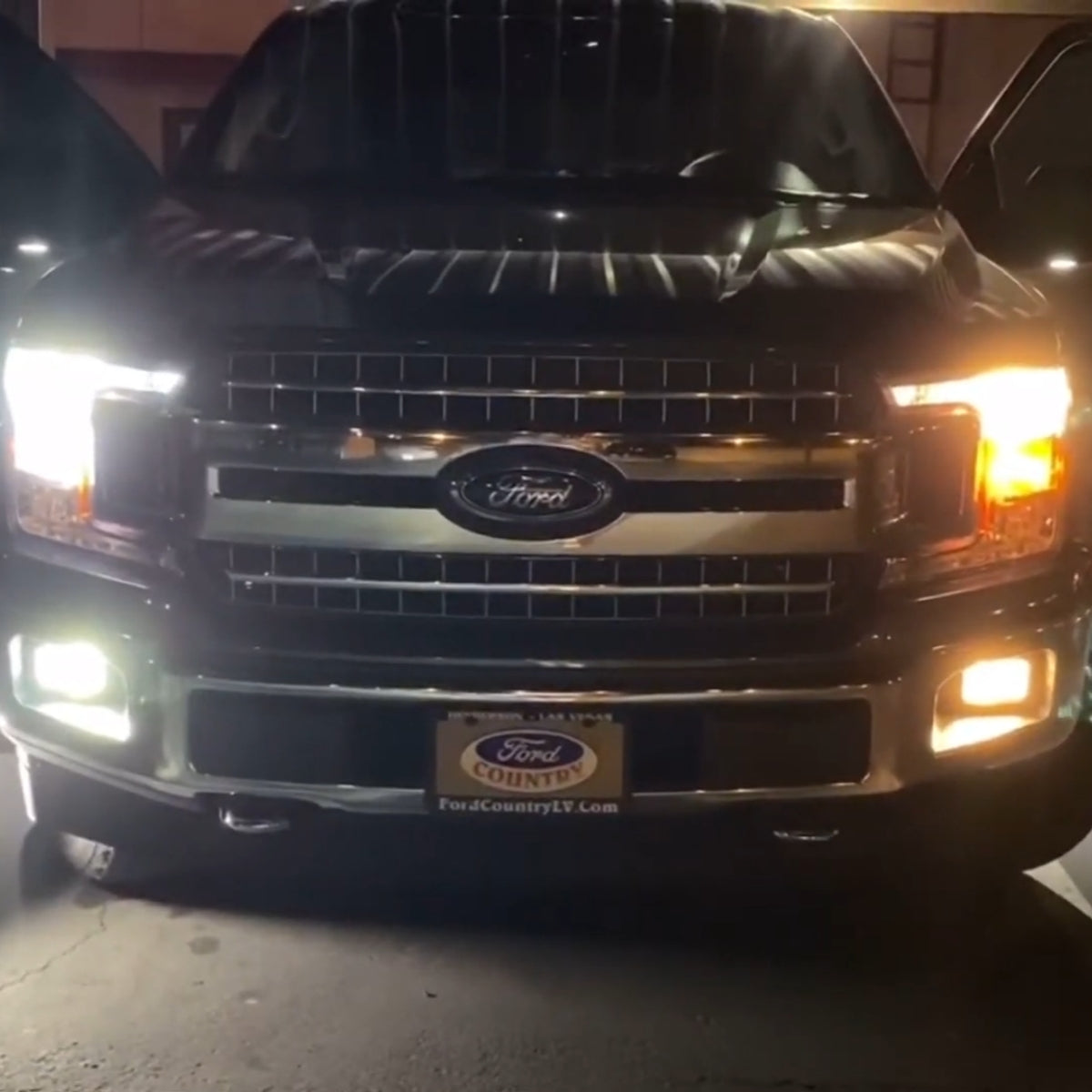 Lasfit led headlight bulbs compare with dimmable halogen bulbs