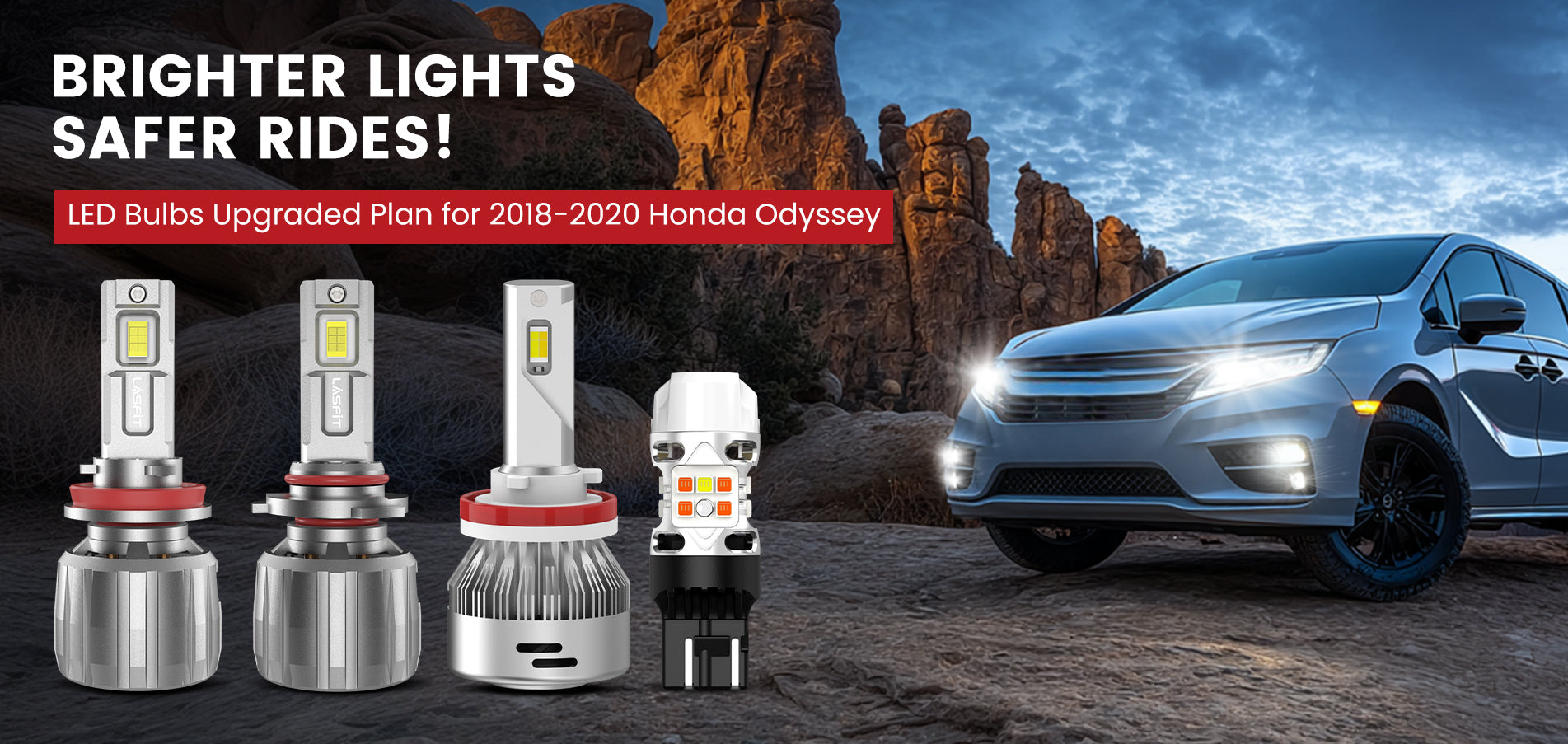 Lasfit LED Bulbs for 2018-2020 Honda Odyssey