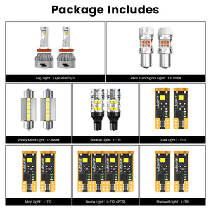 Lasfit combo package led bulbs for 2018-2020 Volkswagen Altas
