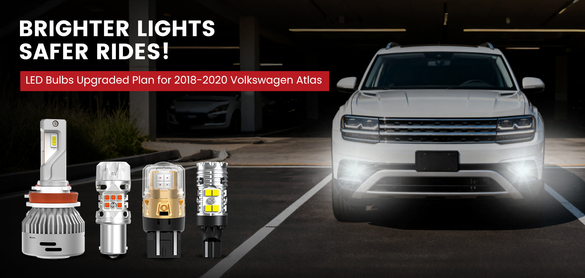 Lasfit LED Bulbs for 2018-2020 Volkswagen Atlas
