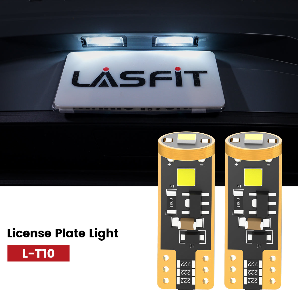 Lasfit 168 led license plate light fit for 2018-2021 Ford Expedition