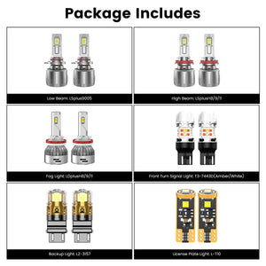 Lasfit combo package led bulbs for 2018-2021 Ford Expedition STX/XLT/XLT Max