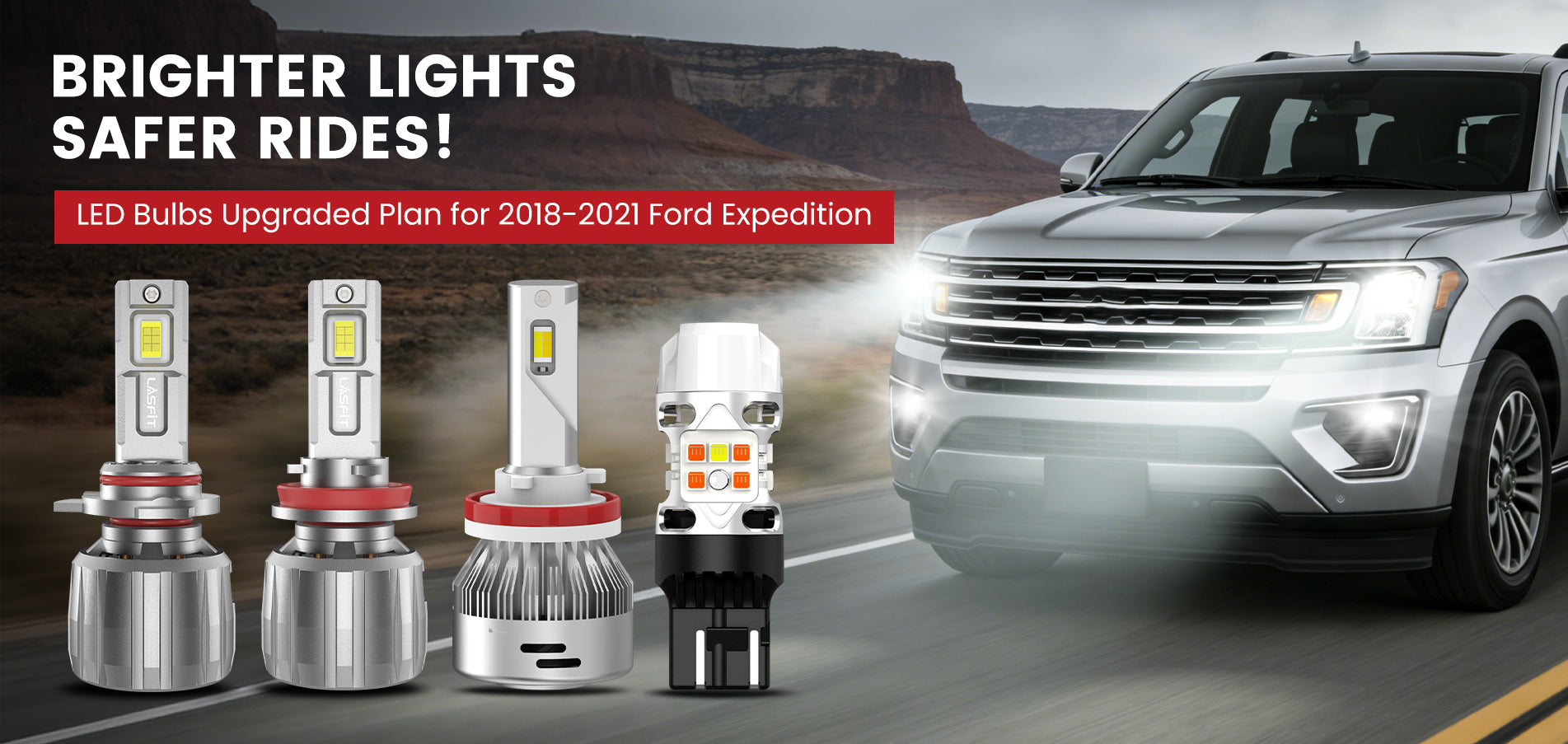 Lasfit LED Bulbs for 2018-2021 Ford Expedition