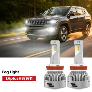 Lasfit H11 led fog lights fit for 2018-2021 Jeep Compass 