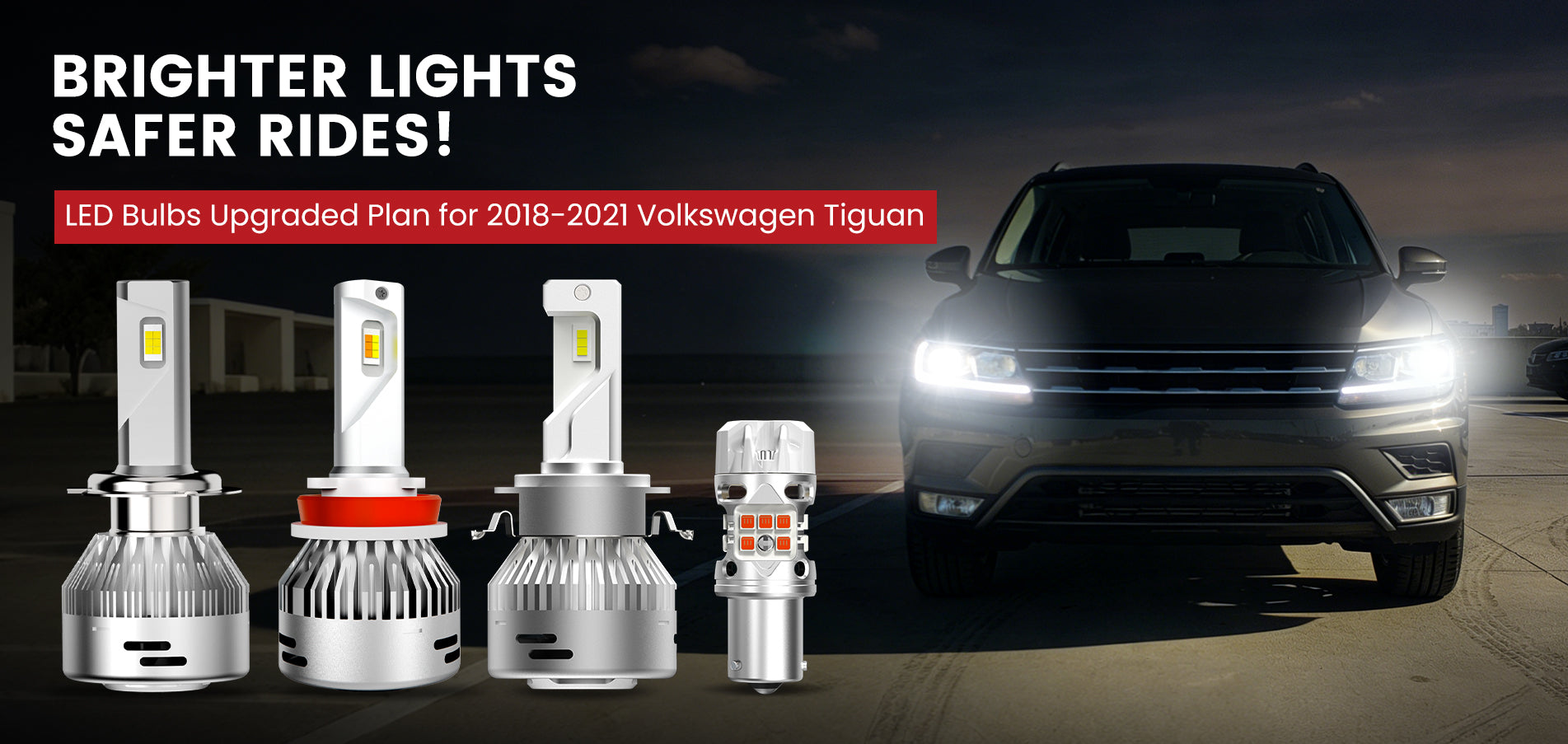 Lasfit LED Bulbs for 2018-2021 Volkswagen Tiguan