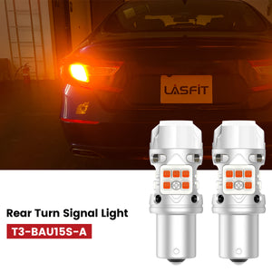 Lasfit py21w led rear turn signal bulbs fit for 2018-2022 Honda Accord