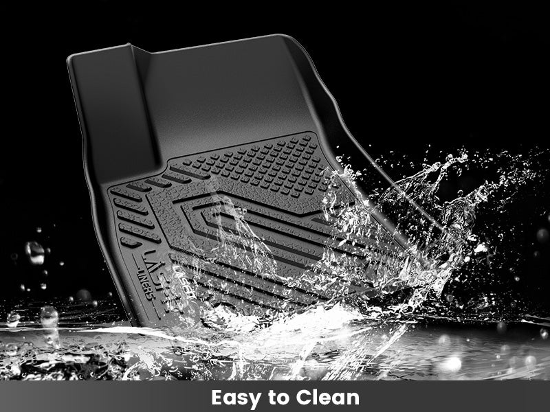 thumbnail image 2 of Custom Waterproof Car Floor Mats For Honda Accord 2018-2022 – Full Set Front & Rear Liners In Black PU Leather 2 of 5