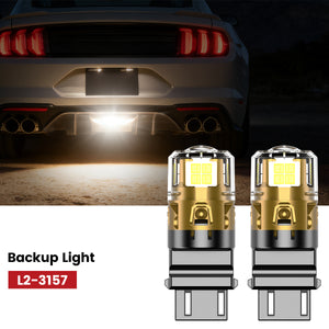 Lasfit 3157 led backup lights fit for 2018-2023 Ford Mustang  