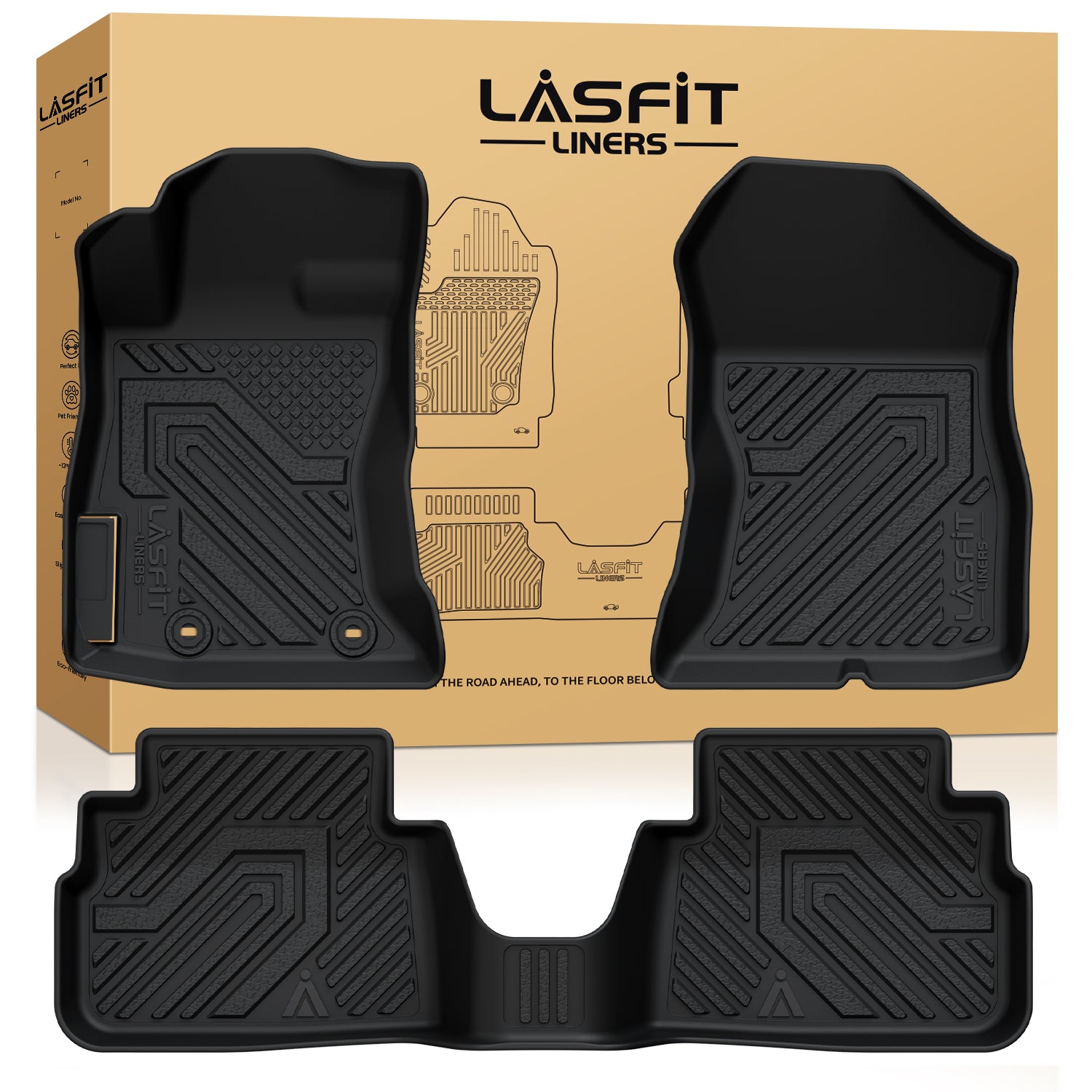 Subaru Crosstrek Floor Mats & Cargo Mat - Custom Fit, All-Weather