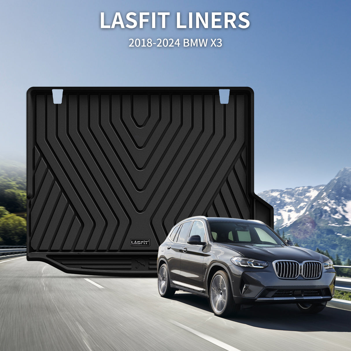 Fit for 2018-2024 BMW X3 Custom Floor Mats / Cargo Mat