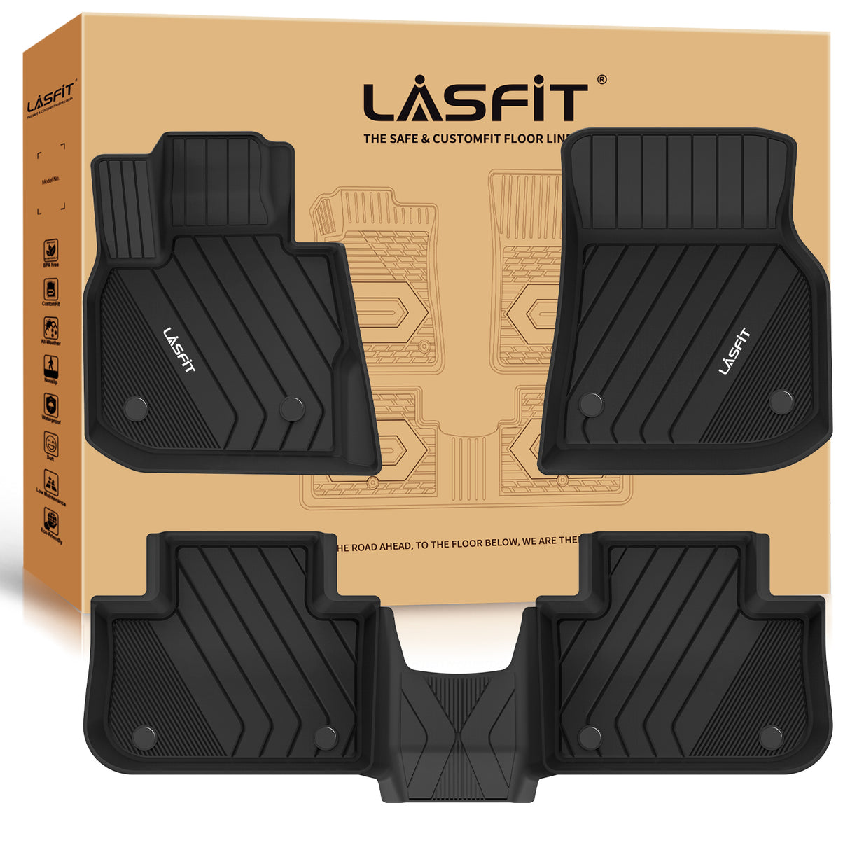 Fit for 2018-2024 BMW X3 Custom Floor Mats / Cargo Mat