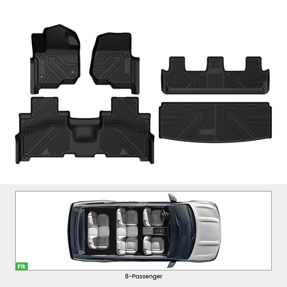 Ford Expedition Floor Mats & Cargo Mat - Custom Fit, All-Weather