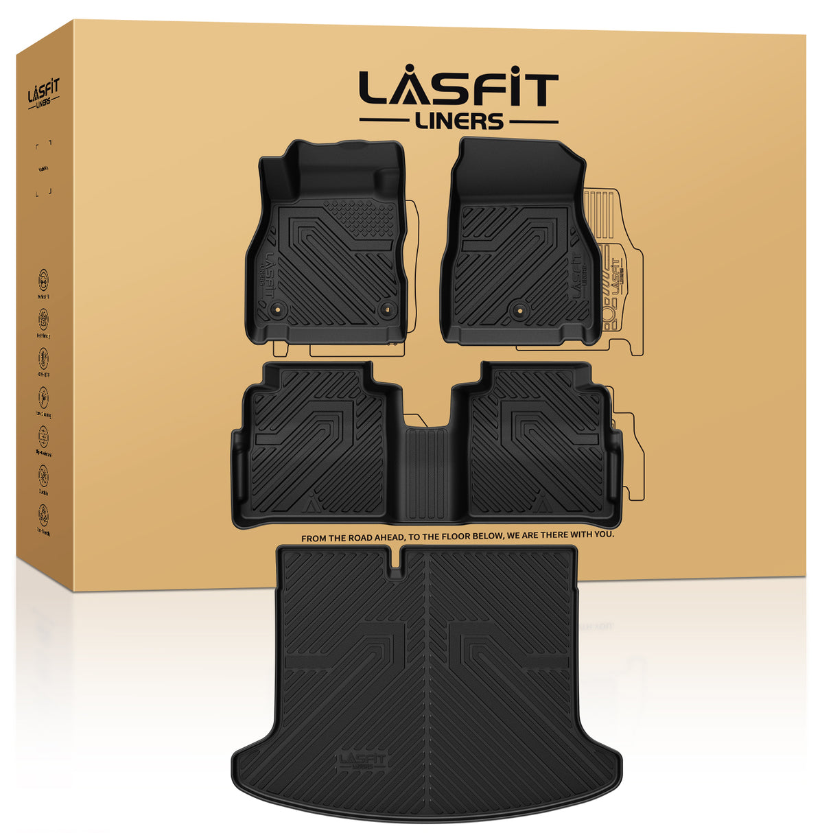 Fit for 2018-2024 Nissan Kicks and 2025 Nissan Kicks Play Floor Mats & Cargo Mat