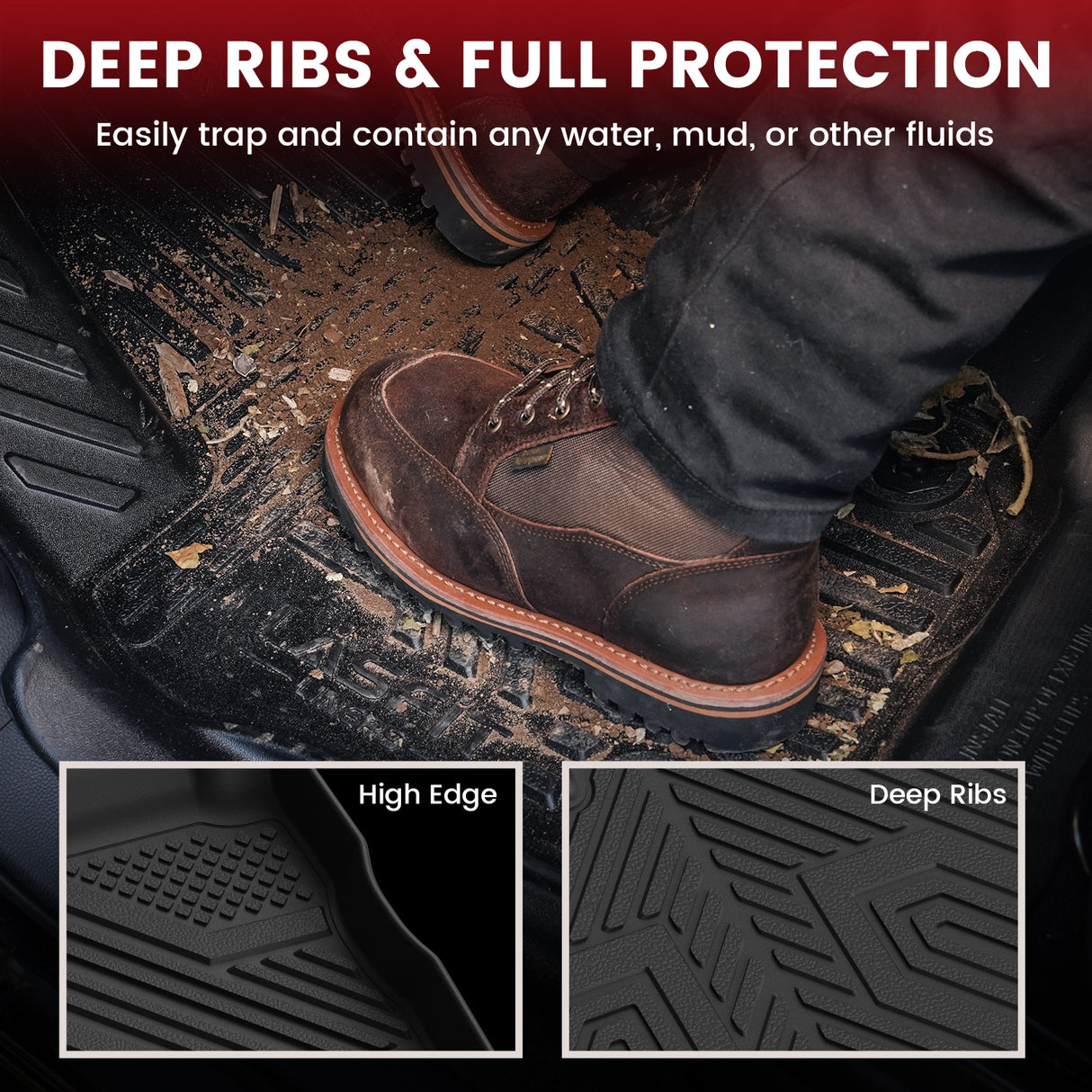 Fit for 2018-2024 Nissan Kicks and 2025 Nissan Kicks Play Floor Mats & Cargo Mat