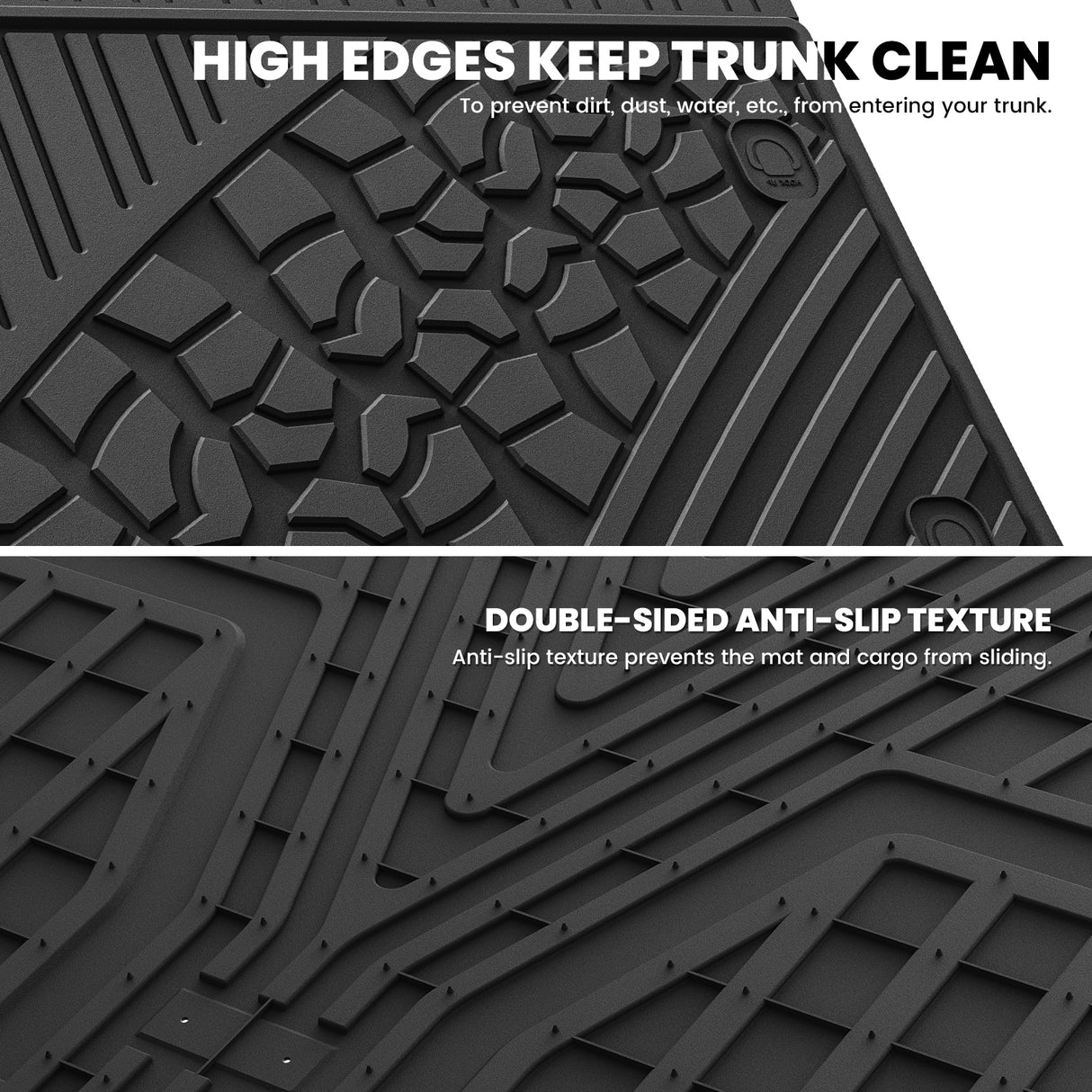 Fit for 2018-2025 Jeep Wrangler JL Floor Mats / Cargo Mat | 4-Door Only(Don't fit 4xe)