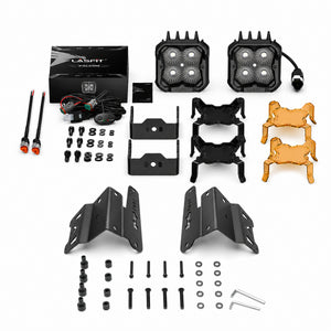 2018-2026 Jeep Wrangler Gladiator 3 inch amber flood ditch light package