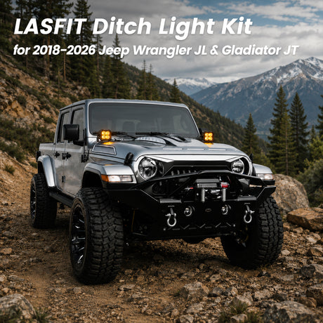 2018-2026 Jeep Wrangler Gladiator ditch light kit