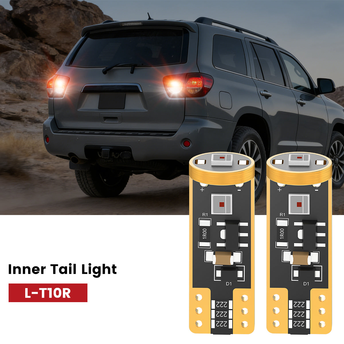 Lasfit 168 led inner tail light fit for 2018-2026 Toyota Sequoia