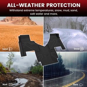 2018-2026 Freightliner Cascadia Floor Mats All Weather Protection