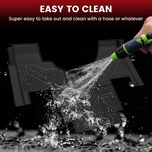 2018-2026 Freightliner Cascadia Floor Mats Easy to Clean