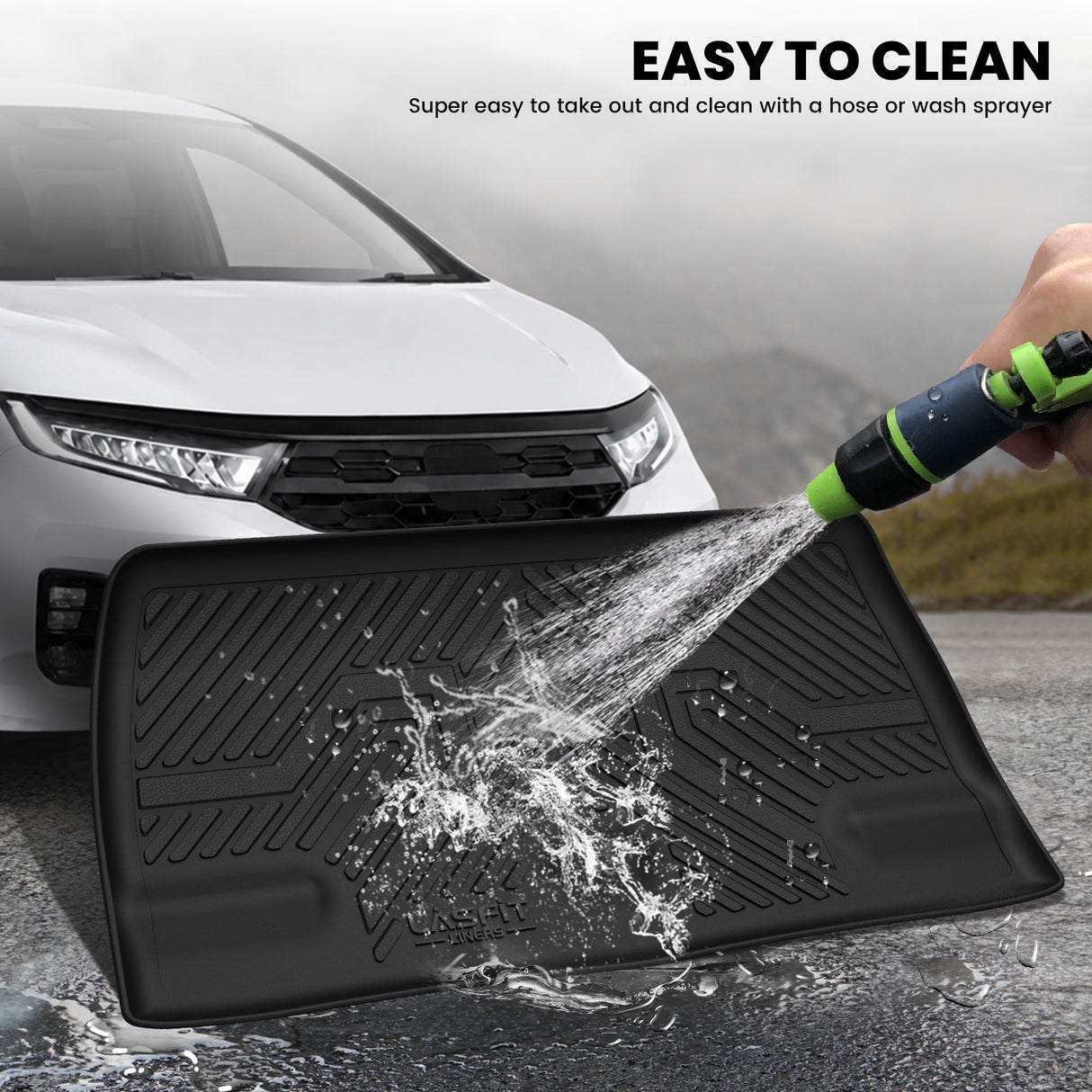 2018-2026 Honda Odyssey Seatback & Cargo Mats Easy to Clean