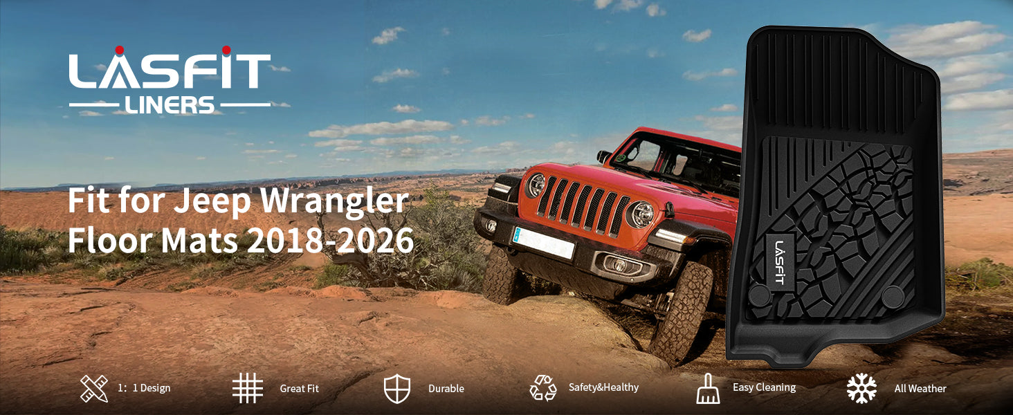 2018-2026 Jeep Wrangler JL Floor Mats