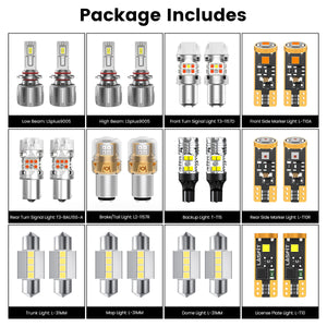 Lasfit combo package led bulbs for 2019-2020 Hyundai Santa Fe SE