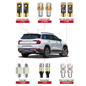 Lasfit rear led bulbs for 2019-2020 Hyundai Santa Fe