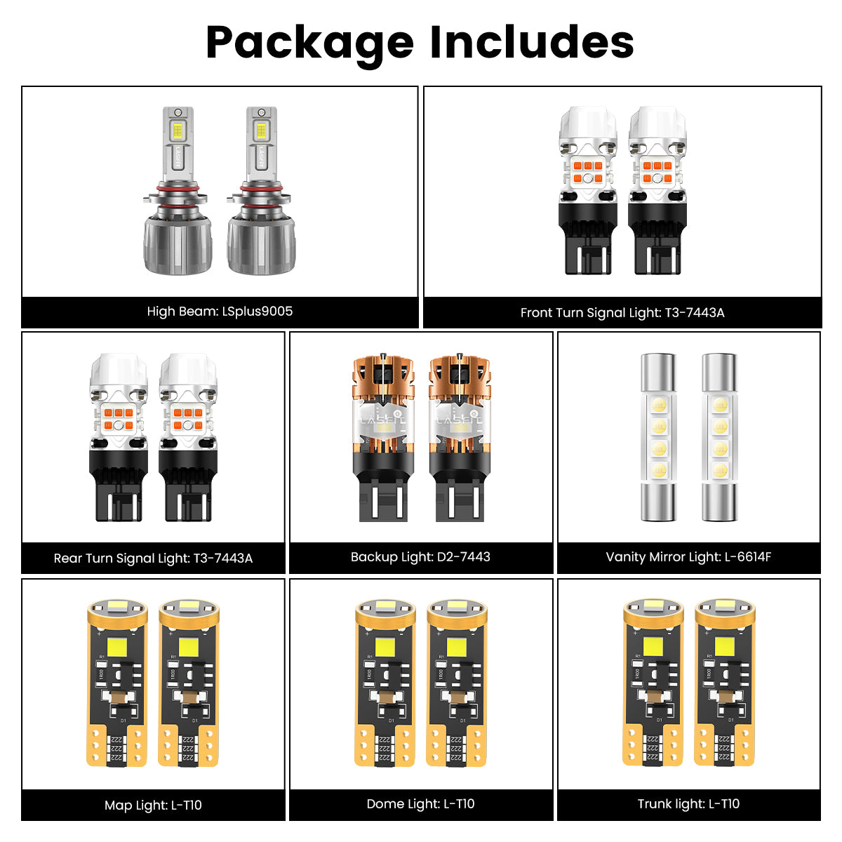 2019-2021 Honda Passport LED Bulbs | Lasfit