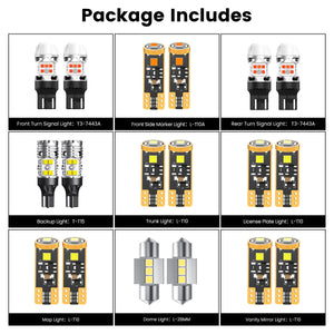 Fit for 2019-2021 Toyota RAV4 LED Bulbs Upgrade