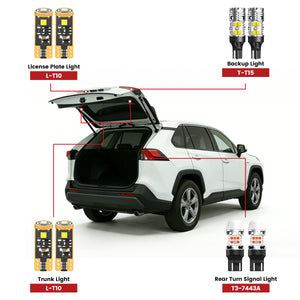 Lasfit rear led bulbs for 2019-2021 Toyota RAV4  