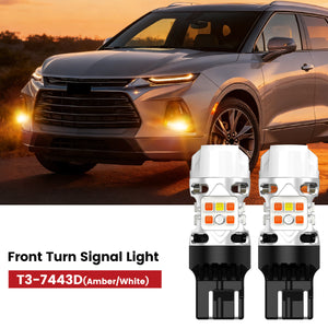 Lasfit 7443 led front turn signal light fit for 2019-2022 Chevrolet Blazer 