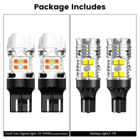 Lasfit combo package led bulbs for 2019-2022 Chevrolet Blazer