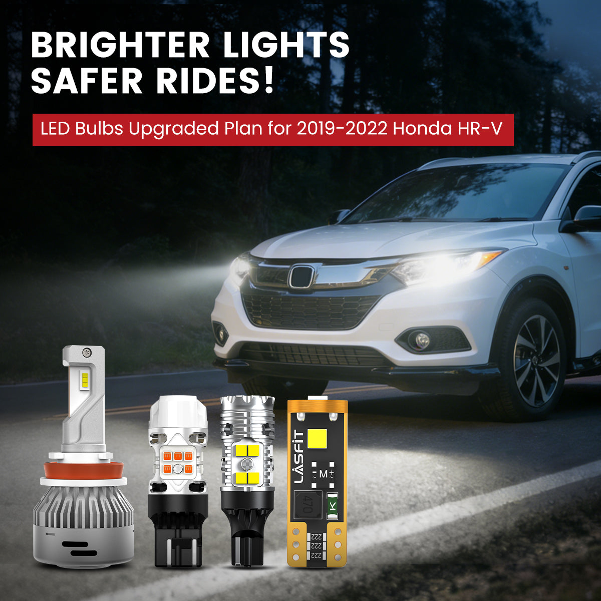 Lasfit LED Bulbs for 2019-2022 Honda HR-V