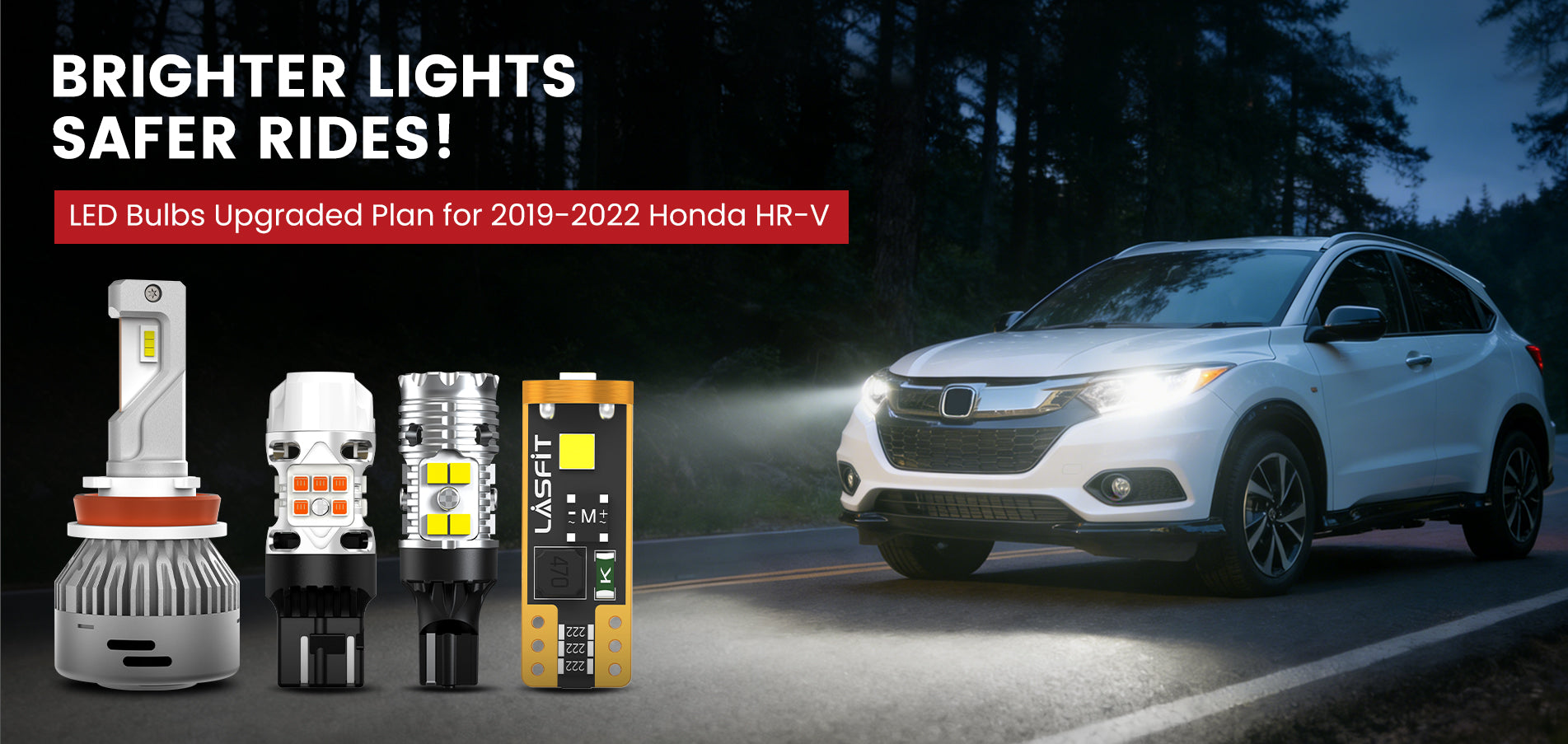 Lasfit LED Bulbs for 2019-2022 Honda HR-V