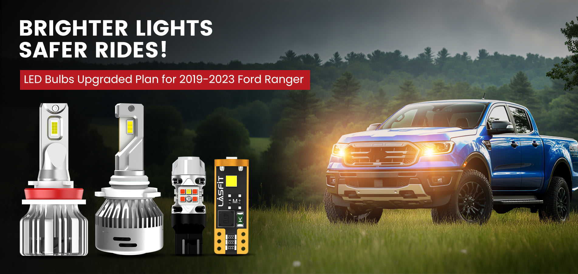 Lasfit LED Bulbs for 2019-2023 Ford Ranger