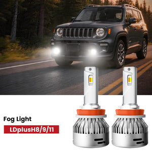Lasfit H11 led fog lights fit for 2019-2023 Jeep Renegade 