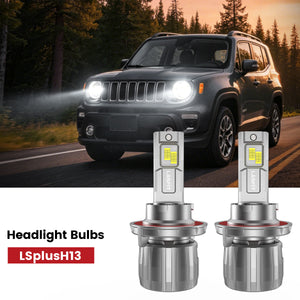 Lasfit H13 led headlight bulbs fit for 2019-2023 Jeep Renegade 