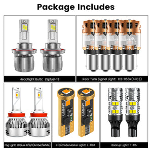 Lasfit led bulbs for 2019-2023 Jeep Renegade Limited/Latitude/80th Anniversary Edition/(Red) Edition/Upland