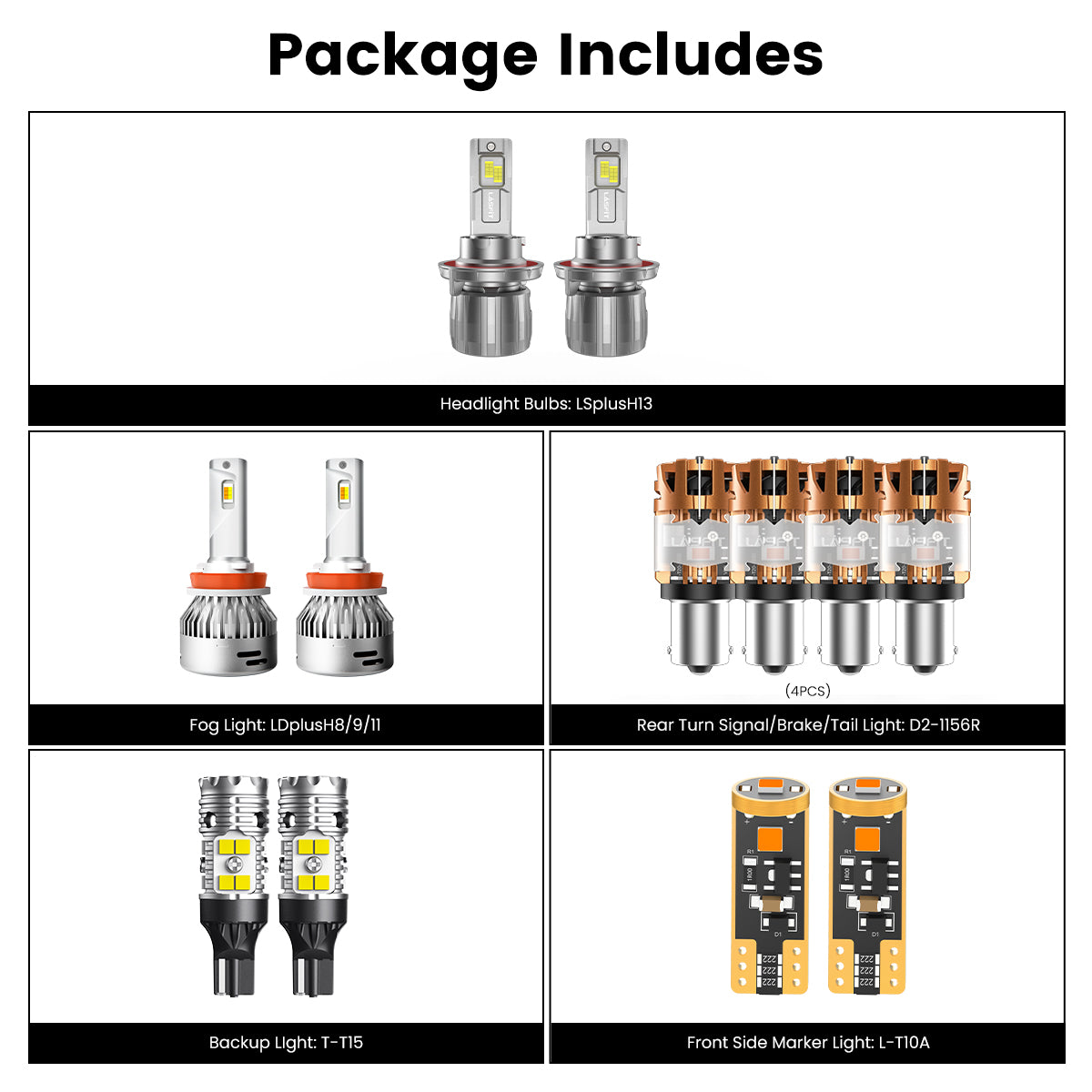 2019-2023 Jeep Renegade LED Bulbs | Lasfit