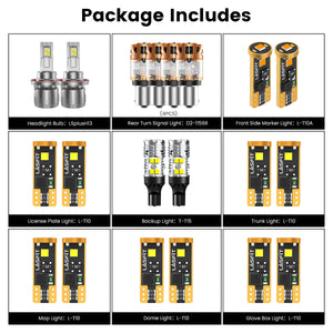 Lasfit led bulbs for 2019-2023 Jeep Renegade sport