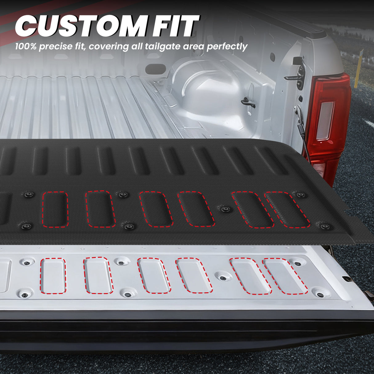 2019-2023 Ford Ranger Custom Tailgate Mat Custom Fit