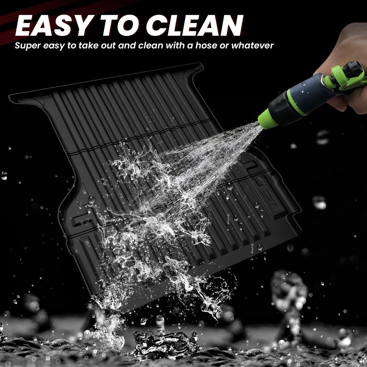 Fit for 2019-2023 Ford Ranger 5FT Bed Mat Easy to Clean